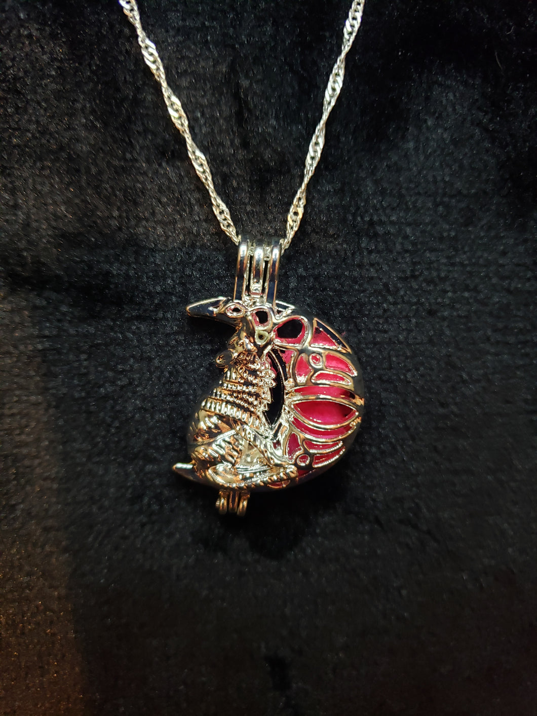 Wolf & Moon Charm