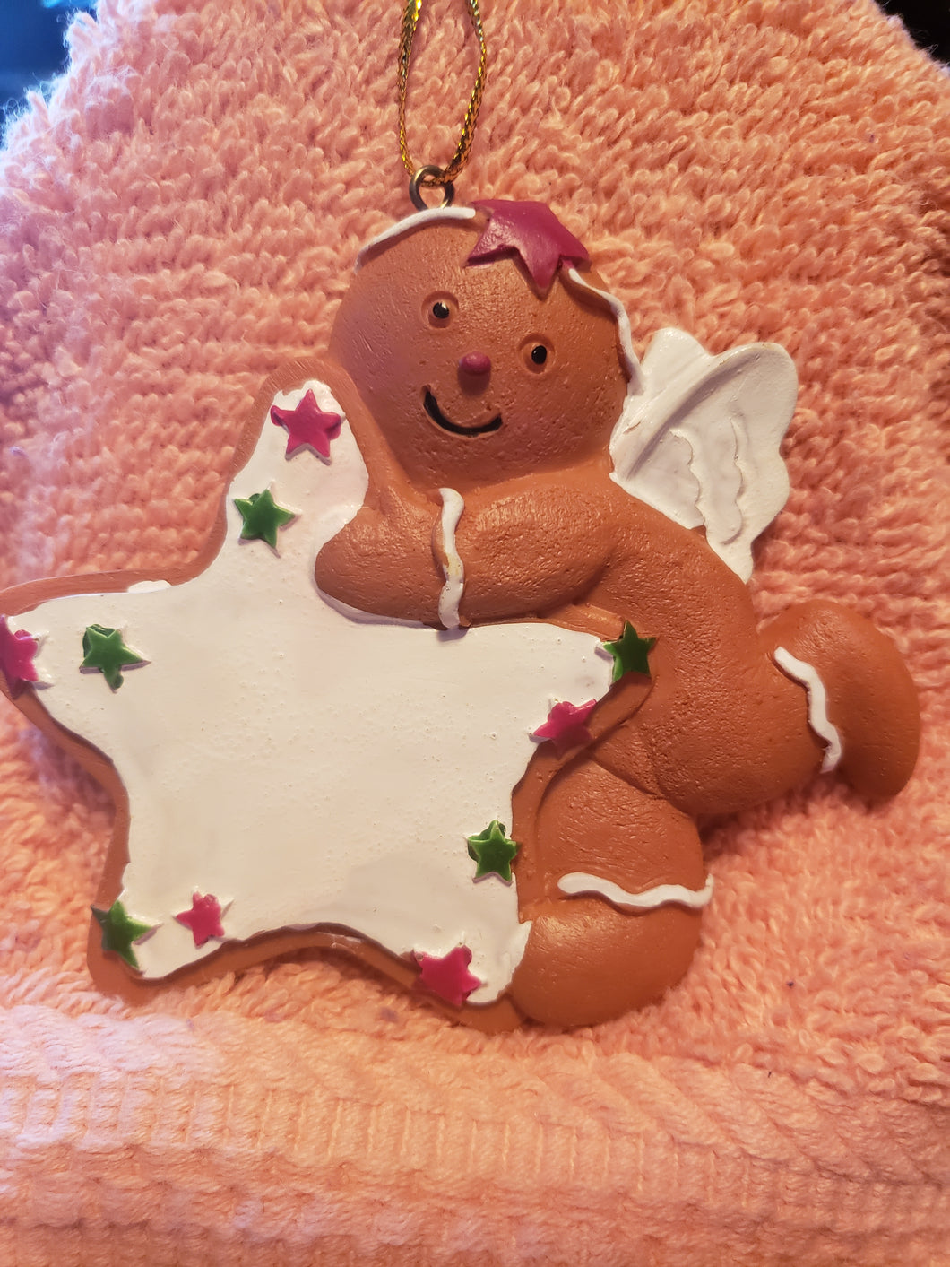 Gingerbread Star Christmas Ornament