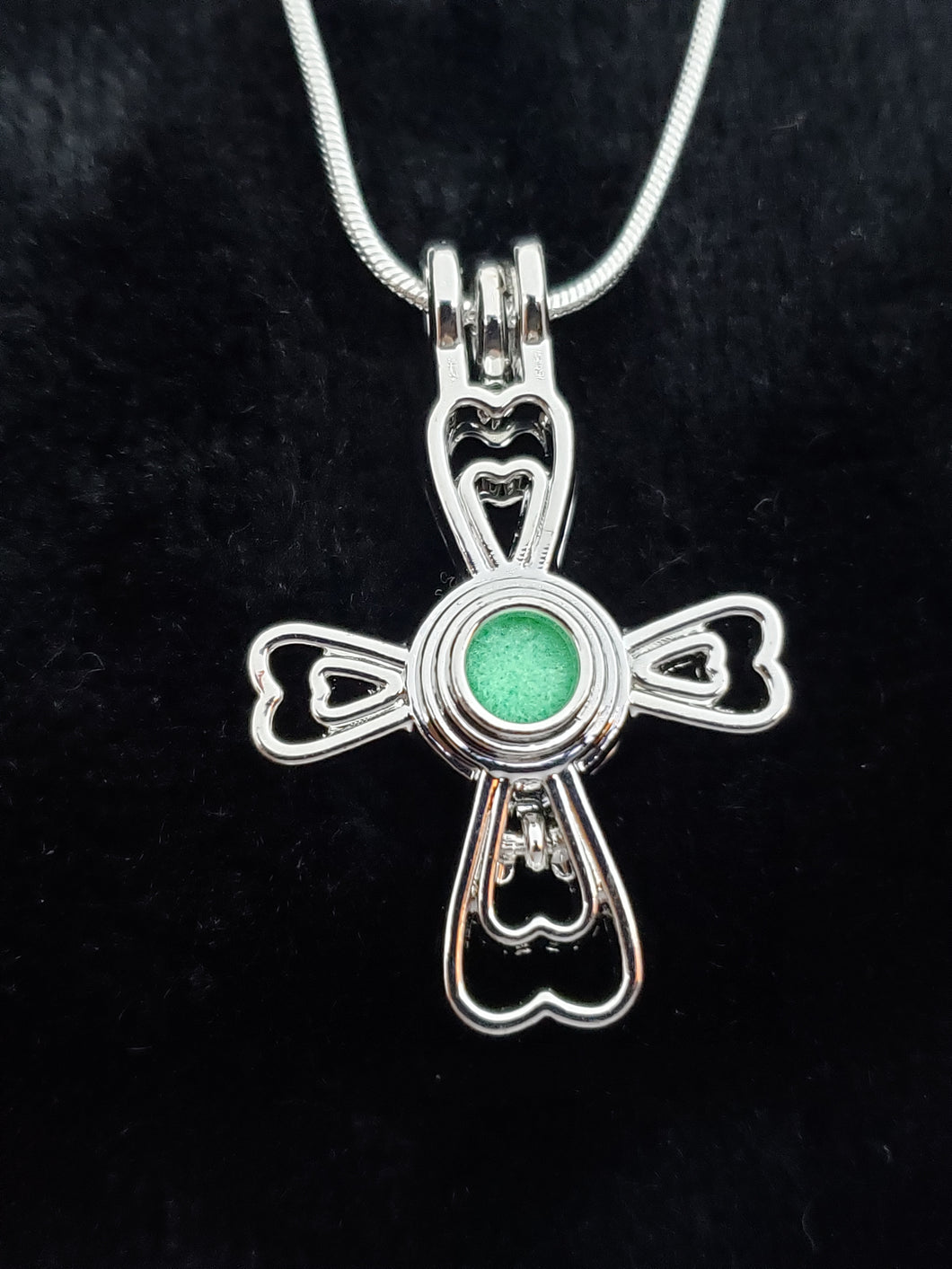 Heart Cross Charm