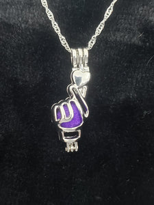Hand Holding Heart Charm